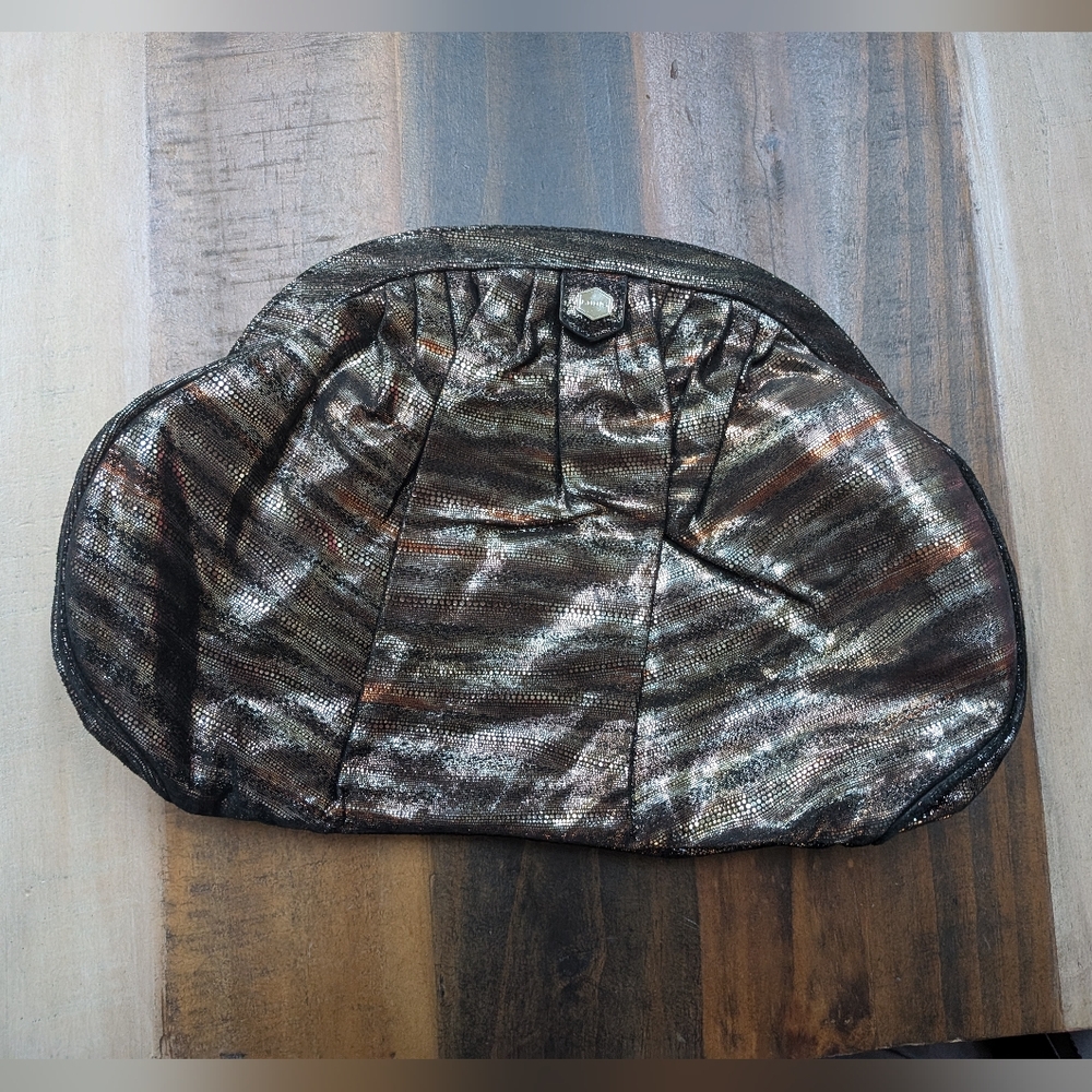 Lodis Suzette Metallic Clutch